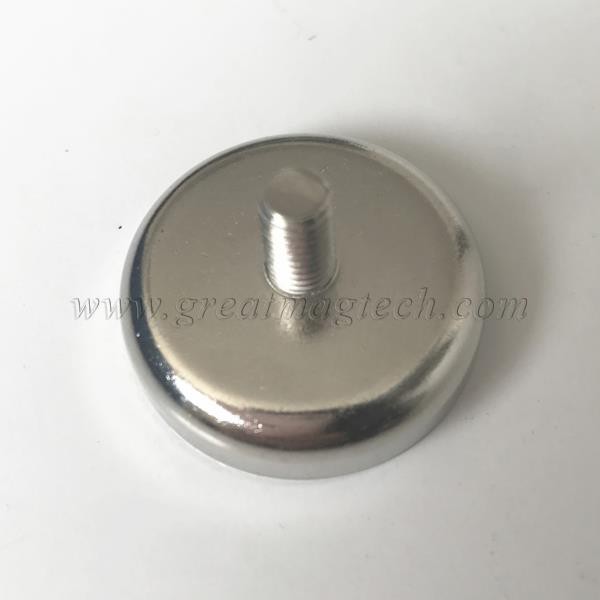 External Thread Neodymium Pot Magnets Mounting Magnet 